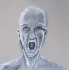 Darstellung einer wütenden Person