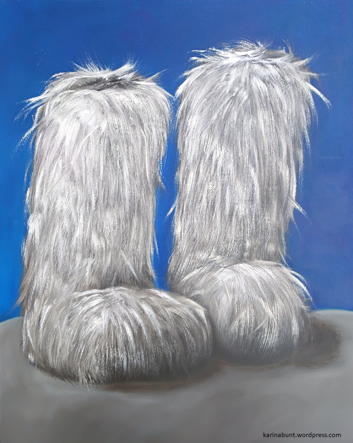 Portrait eines Paares Fellmoonboots