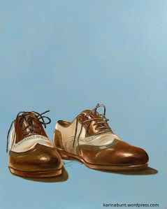 Schuhportrait braun-weisse Budapester