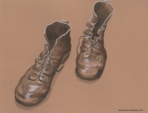 Lederschuhe historisch