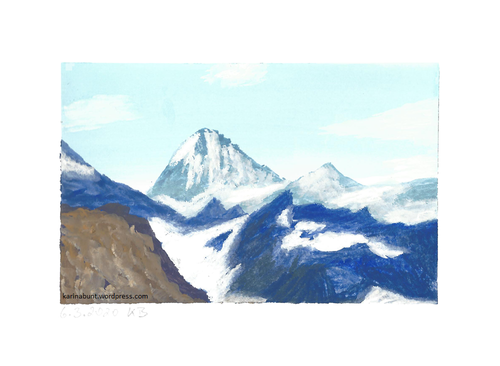 Landschaft mit Bergen