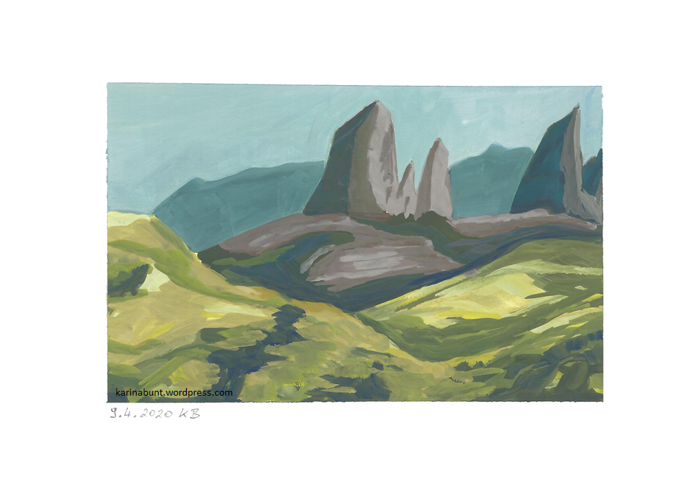 Ähtiopisches Hochland, Hügel und Berge