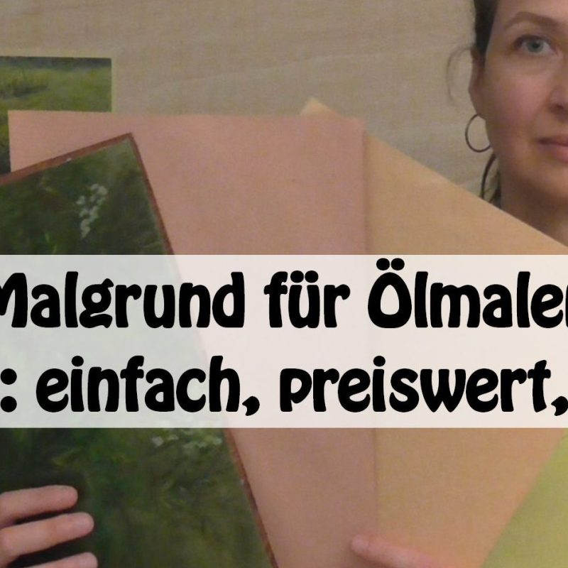 Papier-Malgrund selbst herstellen für unterwegs oder für Studien: einfach, praktisch,&nbsp;preisgünstig